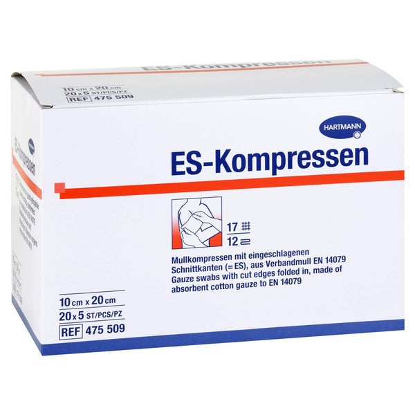Es-kompressen Steril 10x20 cm Großpackun 20X5 St