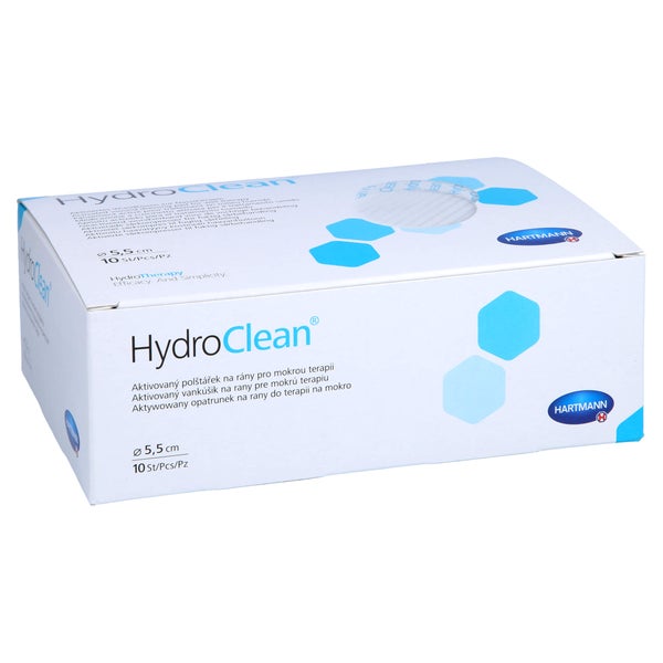Hydroclean Kompressen 5,5 cm rund steril 10 St