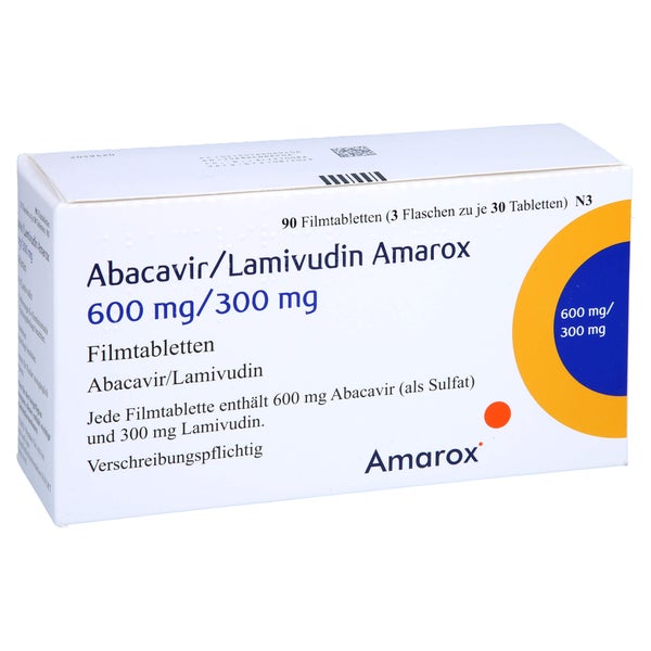 ABACAVIR/Lamivudine Amarox 600 mg/300 mg 90 St