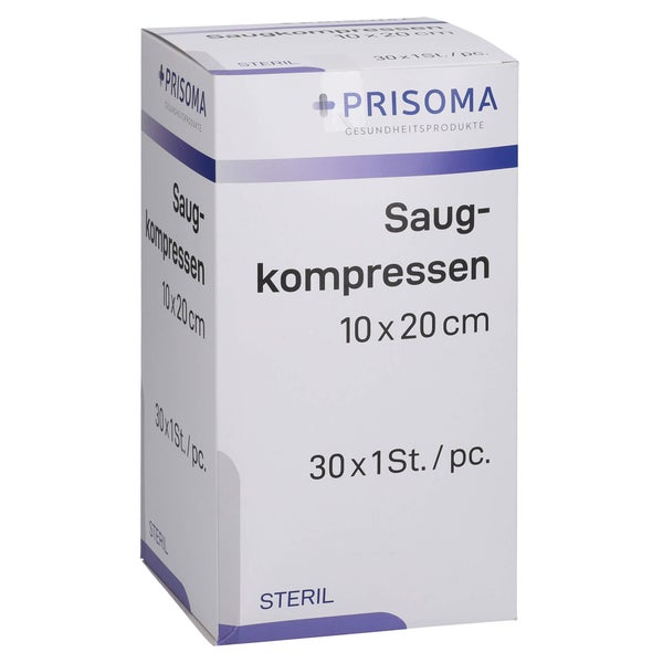 Saugkompressen Steril 10x20 cm 1355 30X1 St