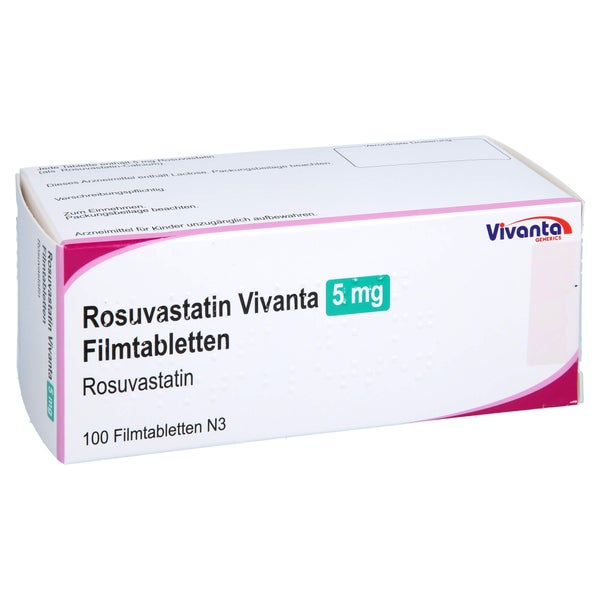Rosuvastatin Vivanta 5 mg Filmtabletten 100 St