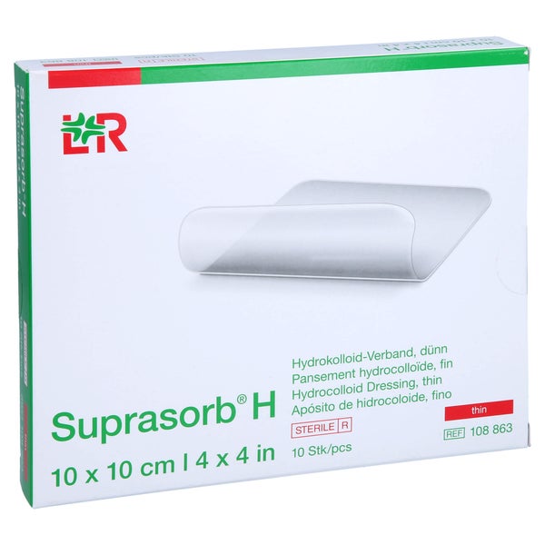 Suprasorb H Hydrokoll.verb.dünn 10x10 cm 10 St