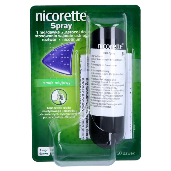 Nicorette Mint Spray 1 mg/Sprühstoß - Reimport 1 St