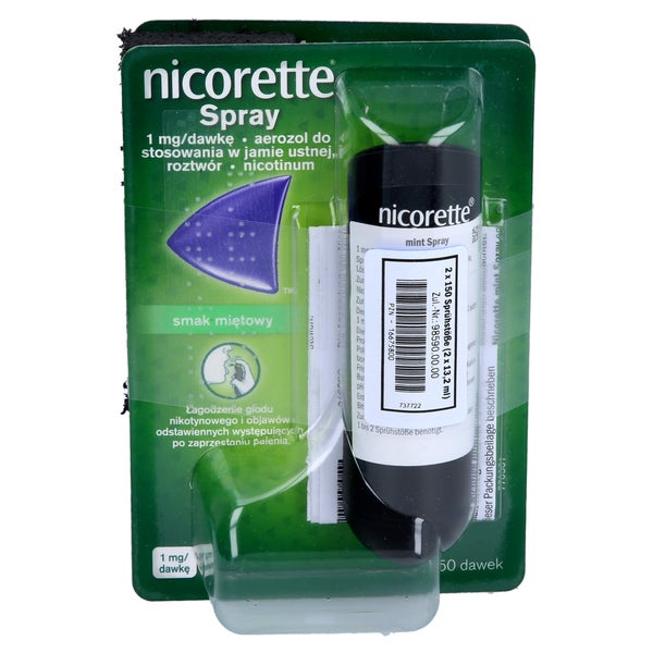 Nicorette Mint Spray 1 mg/Sprühstoß - Reimport 300 Sp