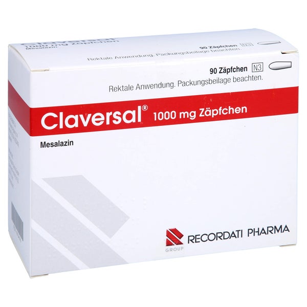 Claversal 1000 mg Zäpfchen 90 St
