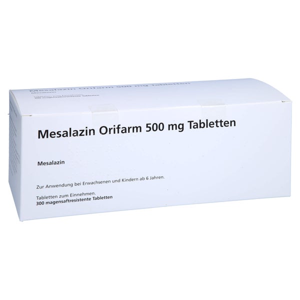 Mesalazin Orifarm 500 mg magensaftres.Ta 300 St