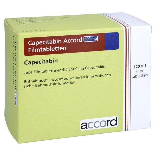 Capecitabin Accord 500 mg Filmtabletten 120 St
