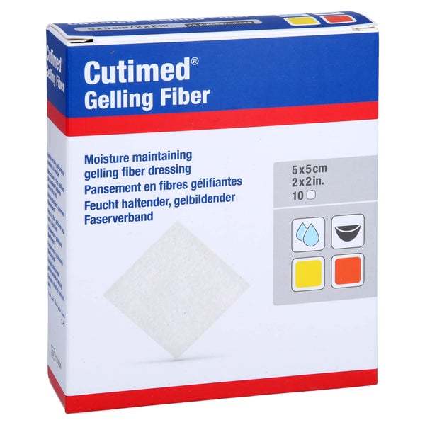 Cutimed Gelling Fiber Kompresse 5x5cm 10 St
