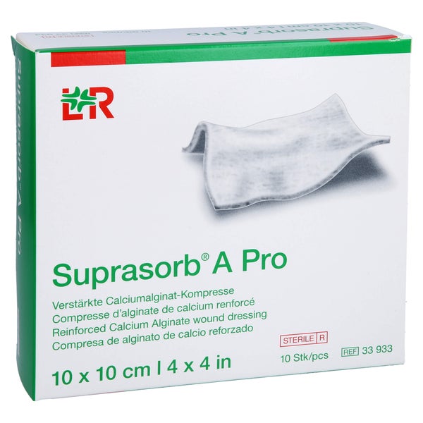Suprasorb A Pro Calciumalginat Kompr.10x 10 St