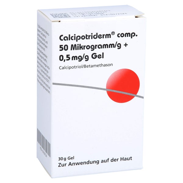 CALCIPOTRIDERM comp.50 µg/g + 0,5 mg/g Gel 30 g