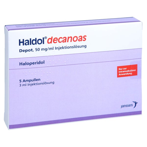 HALDOL decanoas Depot 50 mg/ml Inj.-Lsg.i.e.Amp. 5X3 ml