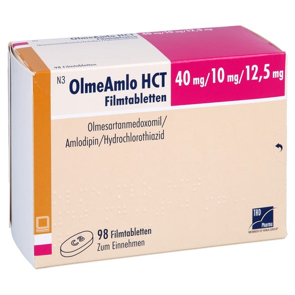 OLMEAMLO HCT 40 mg/10 mg/12,5 mg Filmtabletten 98 St