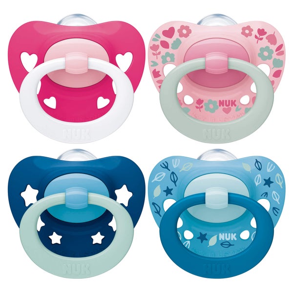 Nuk Signature Silikon-schnuller 6-18m 2 St