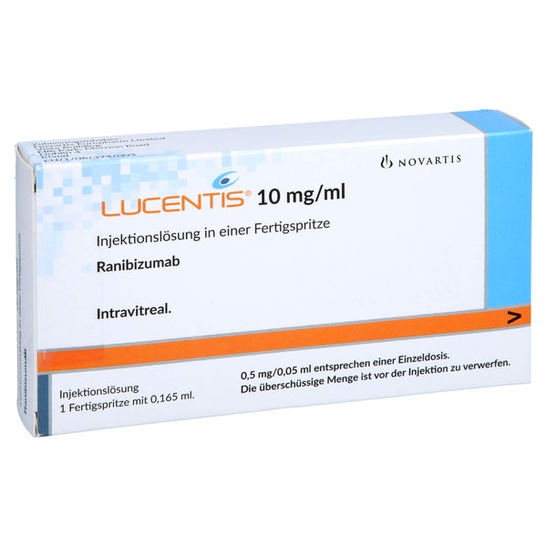LUCENTIS 10 mg/ml Injek.-Lsg.1,65 mg Fertigspr. 1 St