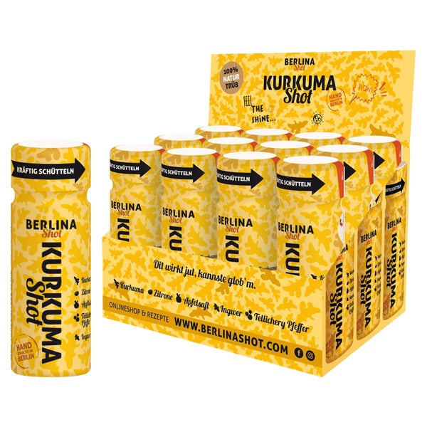 Berlina Kurkuma Shot Trinkampullen 12X60 ml