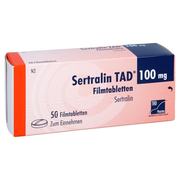 Sertralin TAD 100 mg Filmtabletten 50 St