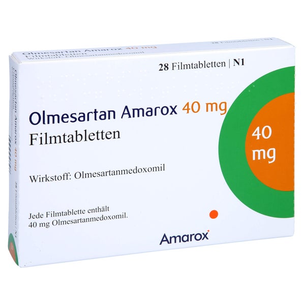 Olmesartan Amarox 40 mg Filmtabletten 28 St