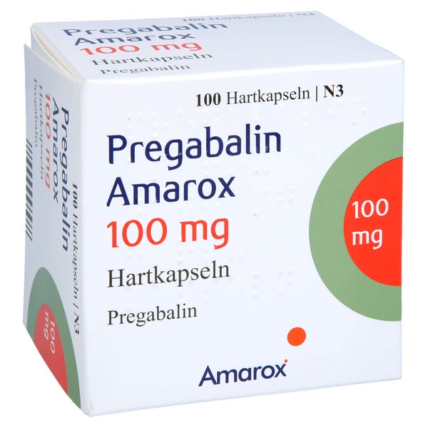 Pregabalin Amarox 100 mg Hartkapseln 100 St