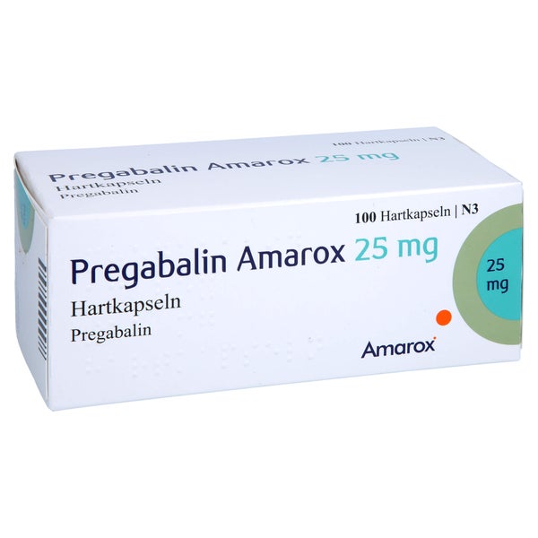 Pregabalin Amarox 25 mg Hartkapseln 100 St