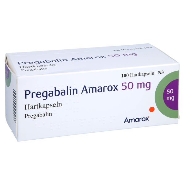Pregabalin Amarox 50 mg Hartkapseln 100 St