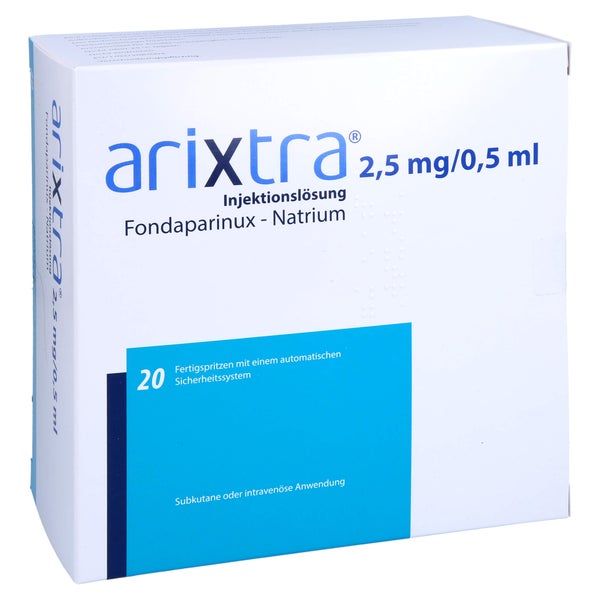 ARIXTRA 2,5 mg/0,5 ml Inj.-Lsg.i.e.Fertigspritze 20X0,5 ml