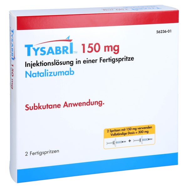 TYSABRI 150 mg Inj.-Lsg.i.e.Fertigspritze 2xSC 2 St