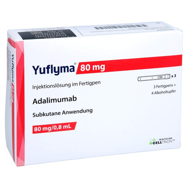 YUFLYMA 80 mg/0,8 ml Inj.-Lösung im Fertigpen 3 St