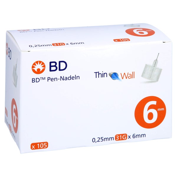 BD Pen-nadeln 0,25x6 mm 105 St