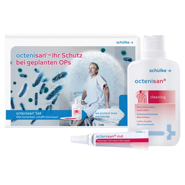 Schülke Antimikrobielle Waschhandschuhe 2% Chx 8 St