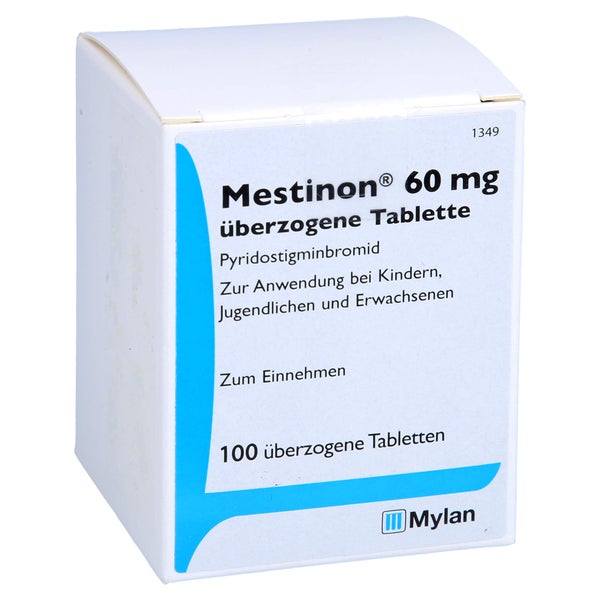 Mestinon 60 mg überzogene Tabletten 100 St