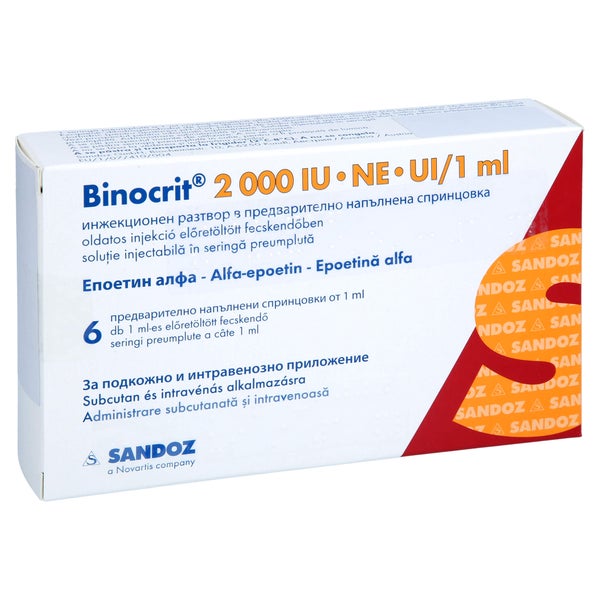 BINOCRIT 2.000 I.E./1 ml Inj.-Lsg.i.e.Fertigspr. 6X1 ml