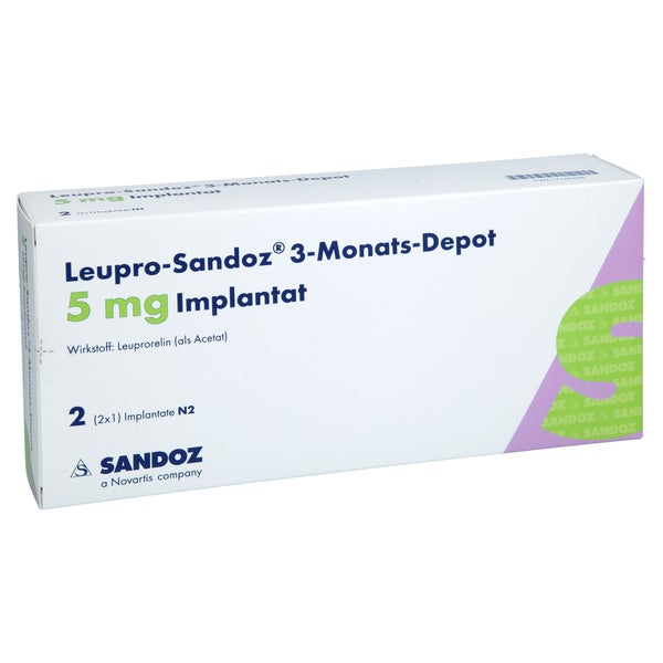 LEUPRO-Sandoz 3-Monats-Depot Implantat i.e.F.-Spr. 2 St