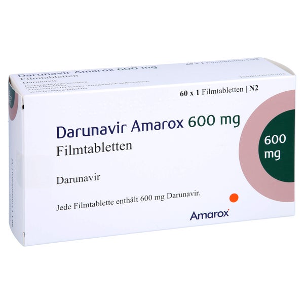 Darunavir Amarox 600 mg Filmtabletten 60 St