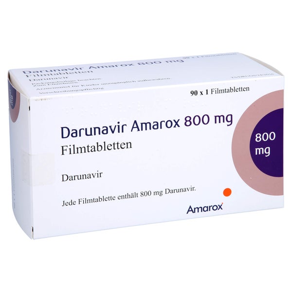 Darunavir Amarox 800 mg Filmtabletten 90 St