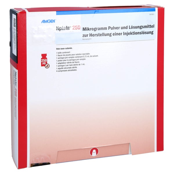 NPLATE 250 µg Plv.u.Lösungsm.z.Her.e.Inj.-Lsg. 1 St