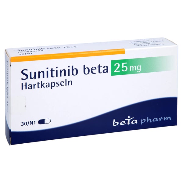 Sunitinib beta 25 mg Hartkapseln 30 St