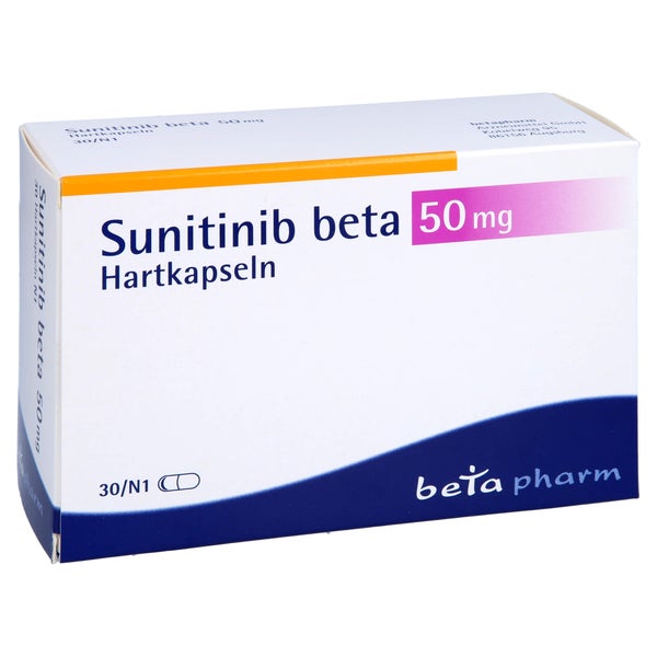 Sunitinib beta 50 mg Hartkapseln 30 St