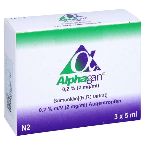 Alphagan 0,2% 2 mg/ml Augentropfen 3X5 ml
