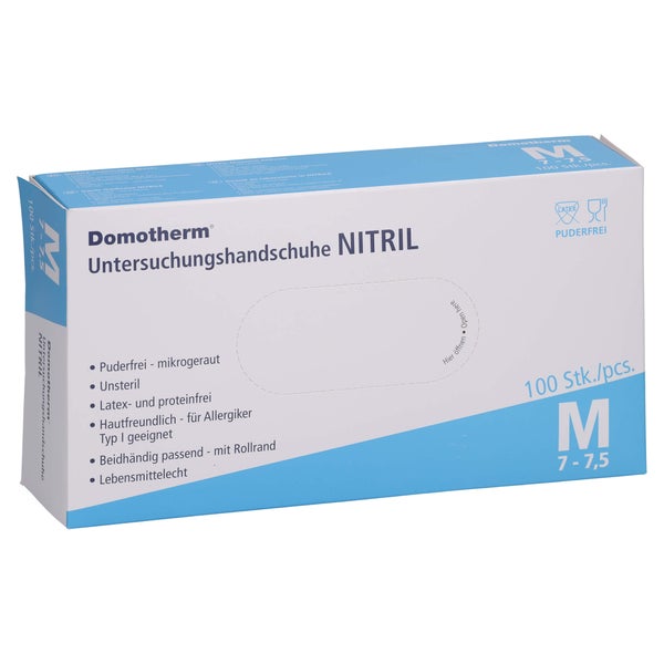 Domotherm Unt.handschuhe Nitril unste.pf 100 St