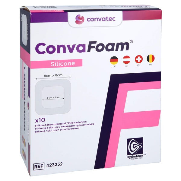 Convafoam Silicone Verband 8x8 Cm 10 St