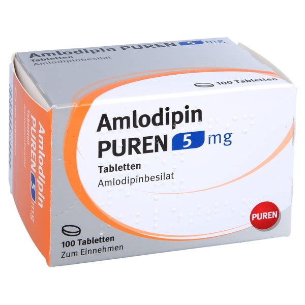 Amlodipin Puren 5 mg Tabletten 100 St
