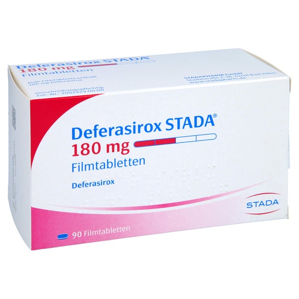 Deferasirox Stada 180 mg Filmtabletten 90 St