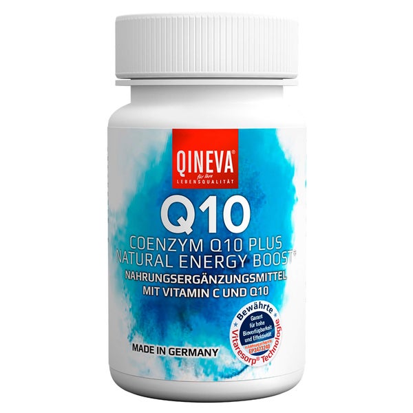 Qineva Q10 Plus Natural Energy Boost Vegan Hartk. 30 St