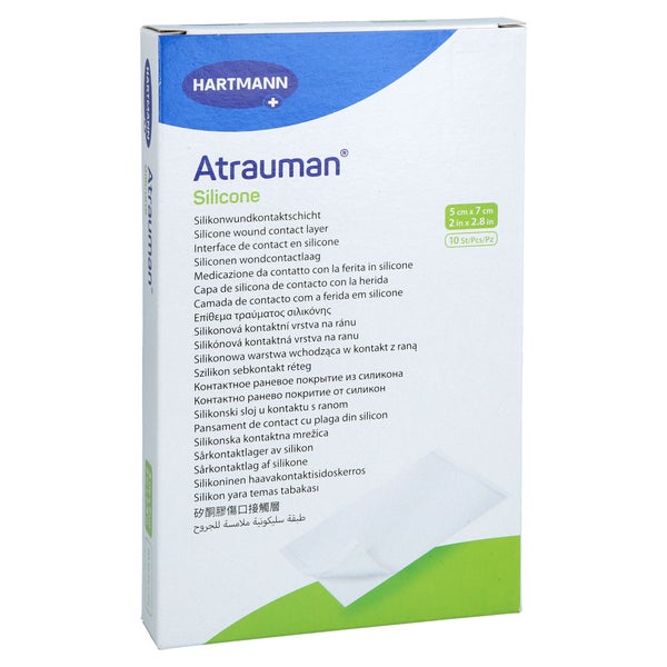 Atrauman Silicone Steril 5x7 cm Kompress 10 St