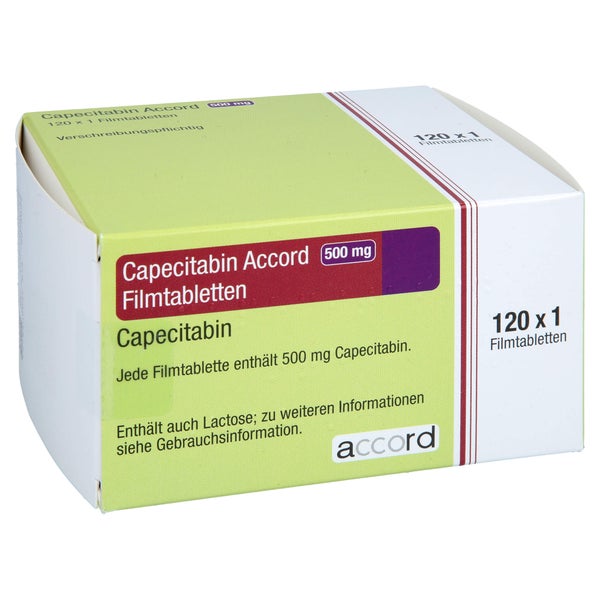 Capecitabin Accord 500 mg Filmtabletten 120 St
