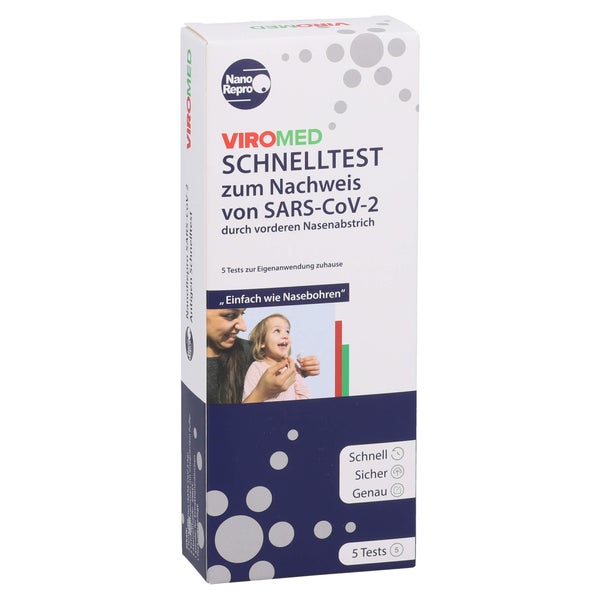 Nanorepro Sars-cov-2 Antigen Schnellt.viromed Nase 5 St