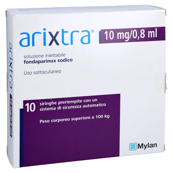 ARIXTRA 10 mg/0,8 ml Inj.-Lsg.i.e.Fertigspritze 10X0,8 ml