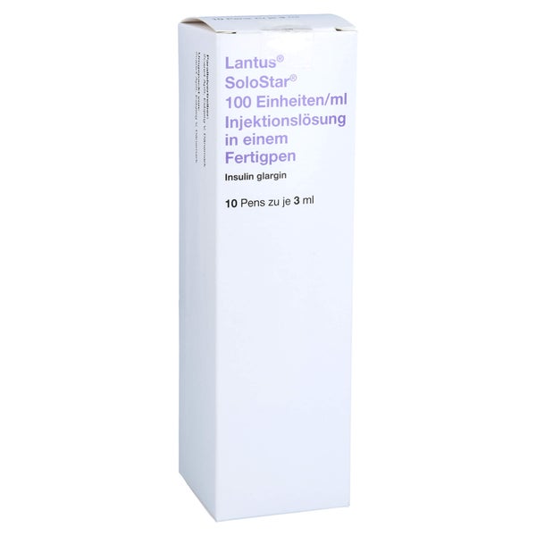LANTUS 100 E/ml SoloStar Inj.-Lsg.i.e.Fertigpen 10X3 ml
