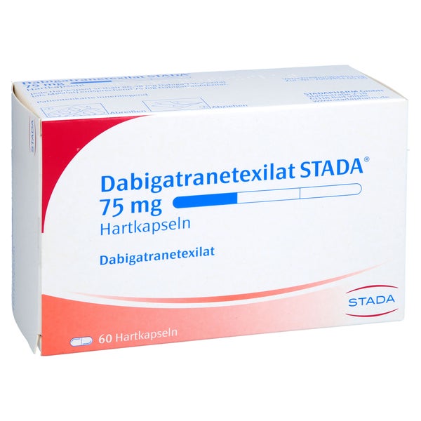 Dabigatranetexilat Stada 75 Mg Hartkapseln 60 St