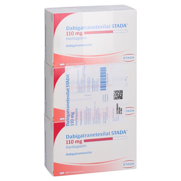 Dabigatranetexilat Stada 110 Mg Hartkapseln 180 St
